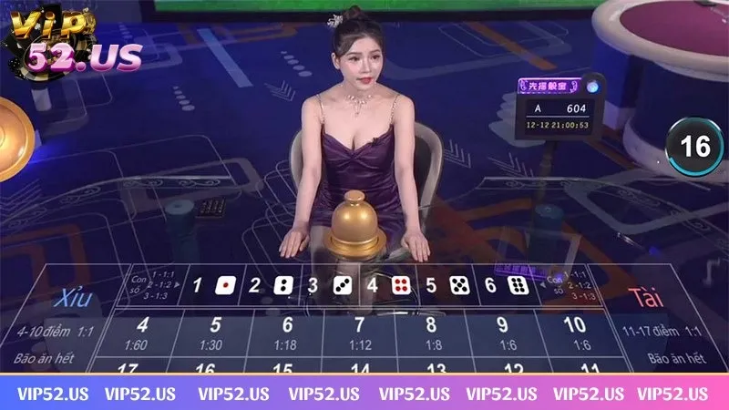 Tài xỉu livestream Vip52 là một siêu phẩm chưa bao giờ hết hot