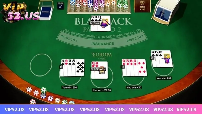 Nếu nắm giữ blackjack sẽ thắng xì dách ngay